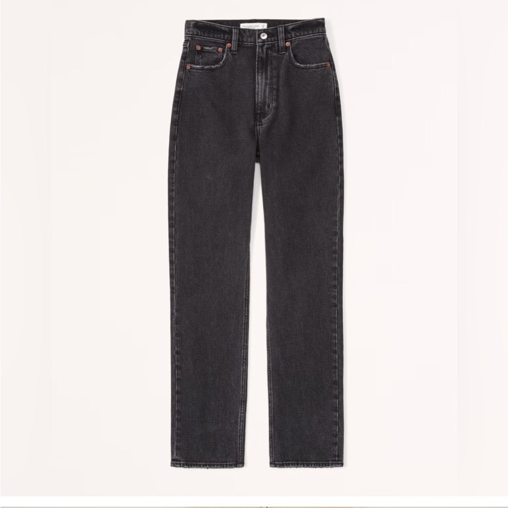 Abercrombie and Fitch Ultra High Rise Ankle Straight Jean